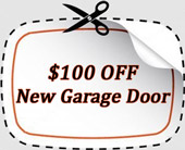 Discounts on garage door installation in Arlington, TX